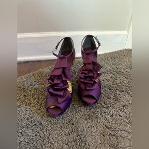 Audrey Brooke Purple Heels